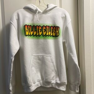 Billie Eilish hooded sweatshirt.